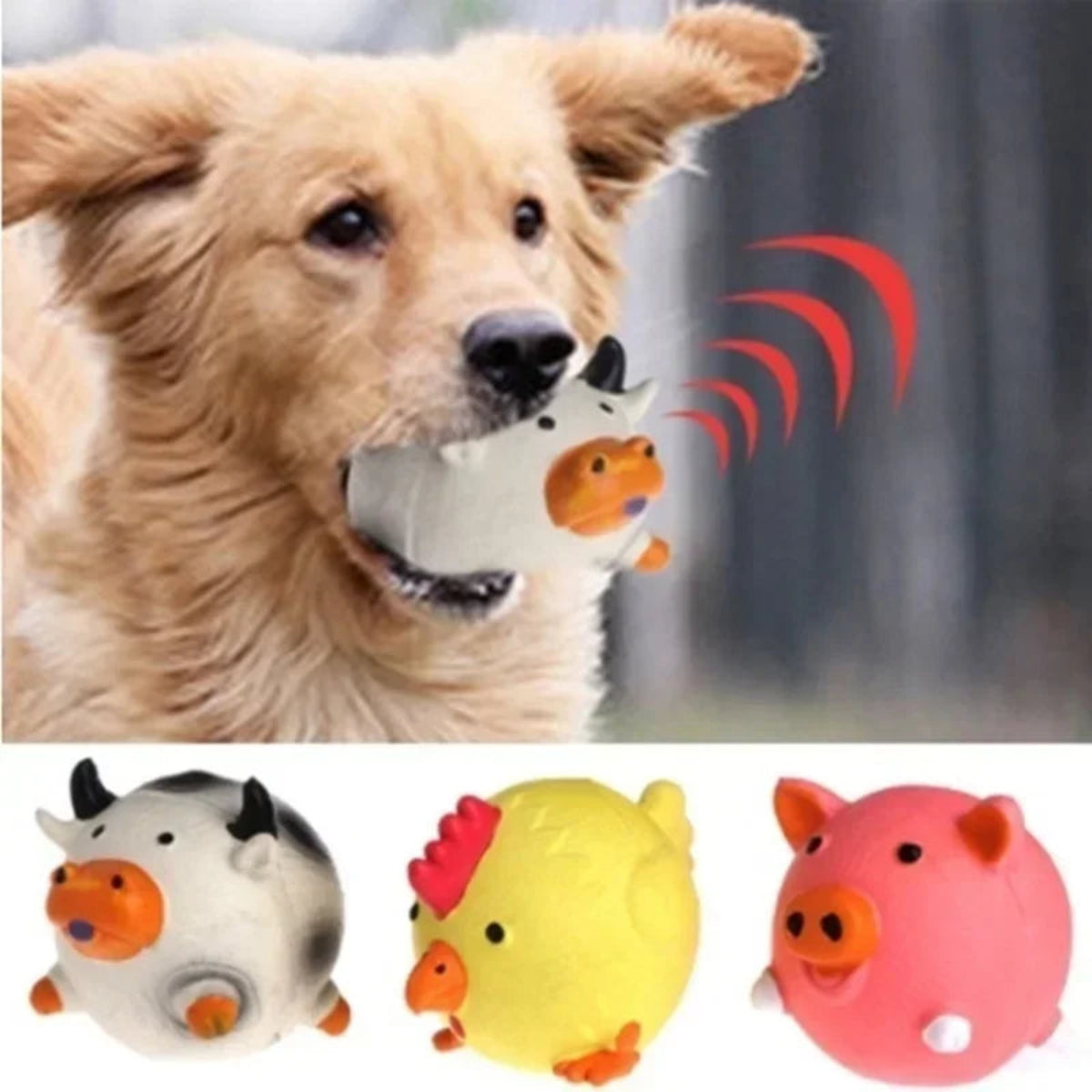 jouets sonores pour chien, indispensable pour réveiller l'instinct de votre chien.