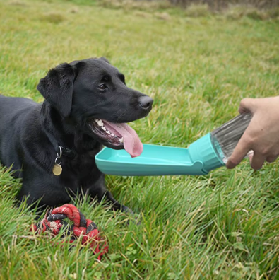 Gourde rotative pour chien. Idéal pour les sortie longues avec votre chien.