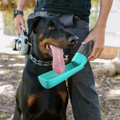 Gourde rotative pour chien. Idéal pour les sortie longues avec votre chien.